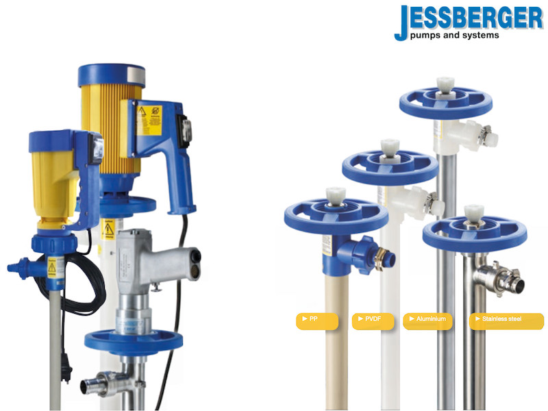 Kit de pompe électrique vide-fûts – Jessberger: pour produits à base  d'huile minérale < 1000 mPas